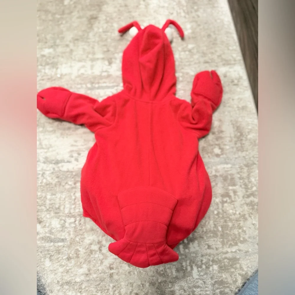 Carter's Red Plush Lobster Baby Costume size 3/6M - Picture 2 of 5
